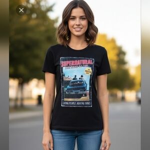 Supernatural small black T-shirt